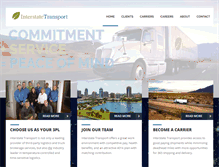 Tablet Screenshot of interstate-transport.com